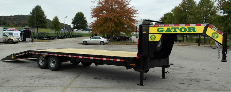 Gooseneck flat bed trailer for sale14k  Allen County, Ohio